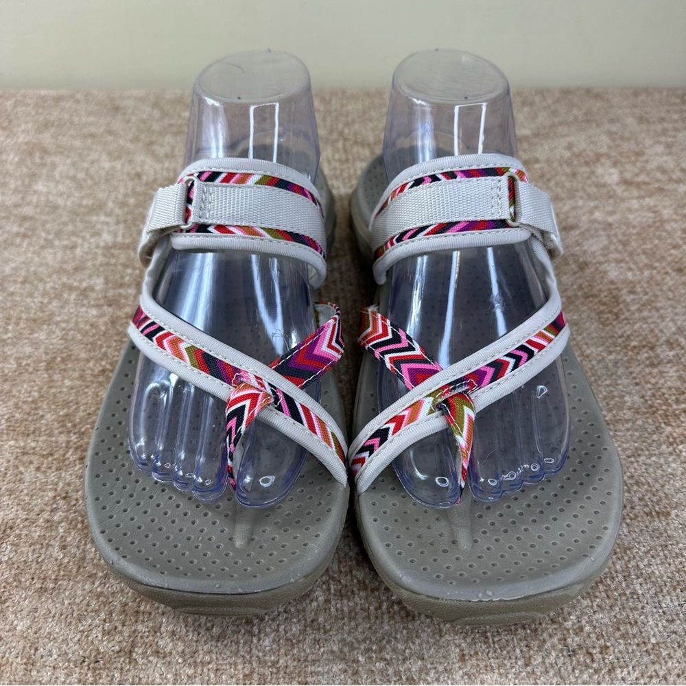 Skechers Reggae -Zig Swag Multicolored Sandals Women’s Size 10 - Picture 3 of 13